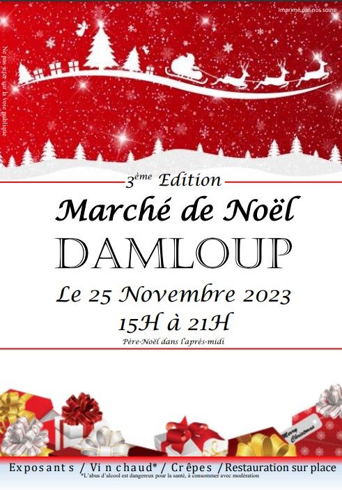 affiche noel damloup 2022